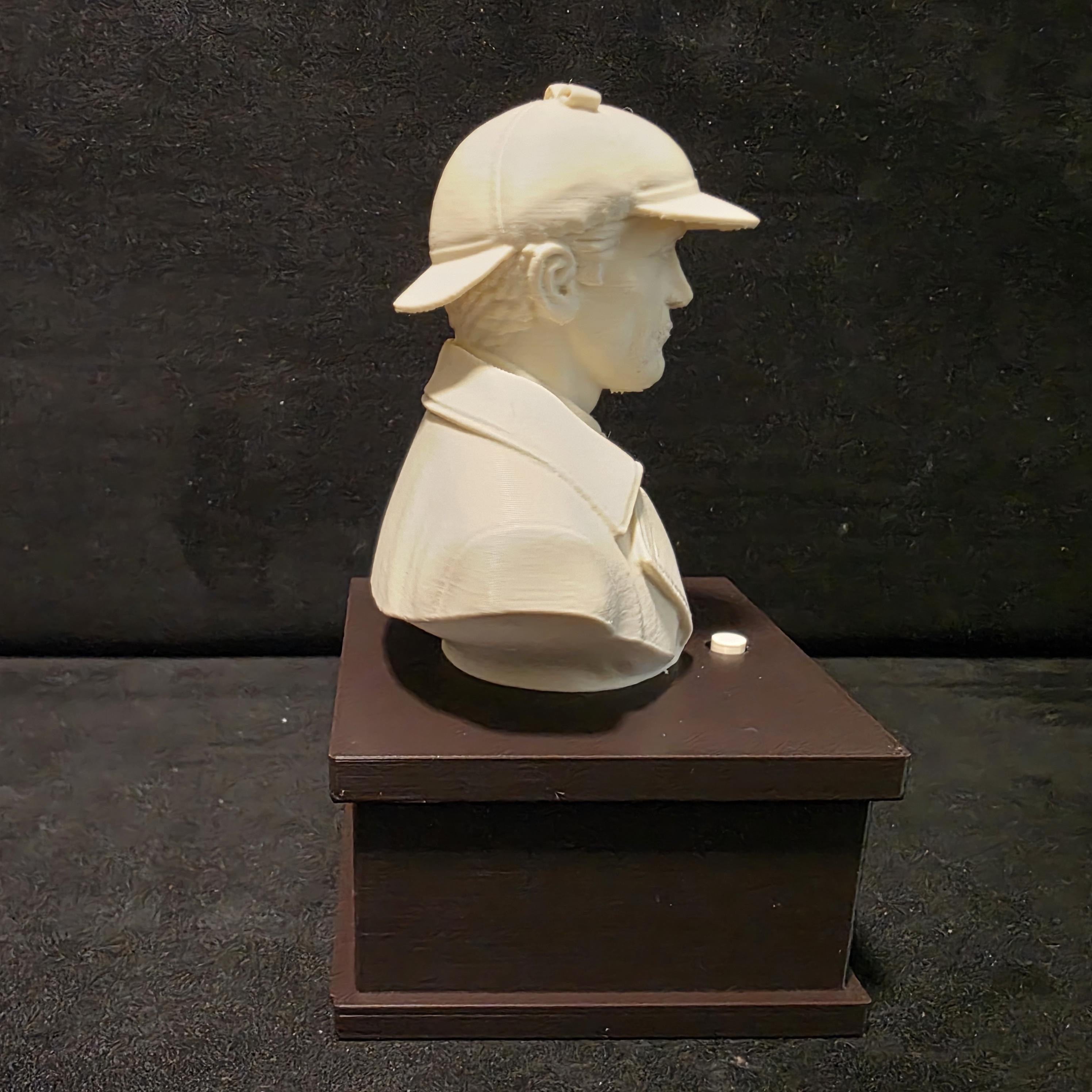 Sherlock Holmes 3D Printed Talking Bust