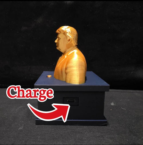 FUNNY Talking TRUMP Bust (3D Printed Statue)
